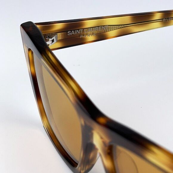NEW Saint Laurent SL276 MICA 022 Havana Yellow Cat Eye Women Sunglasses main image 5